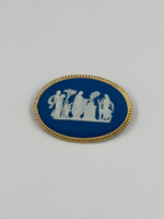 Брошь Wedgwood синяя