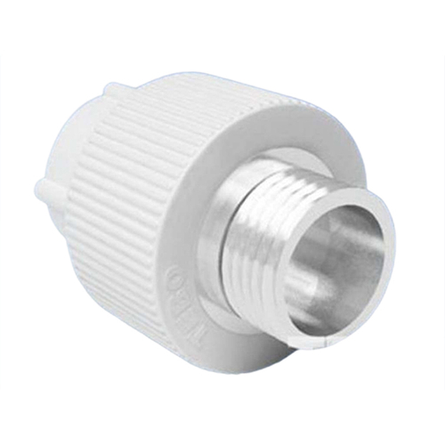 Муфта РР комб. 32*3/4" нар. белый (Tebo)
