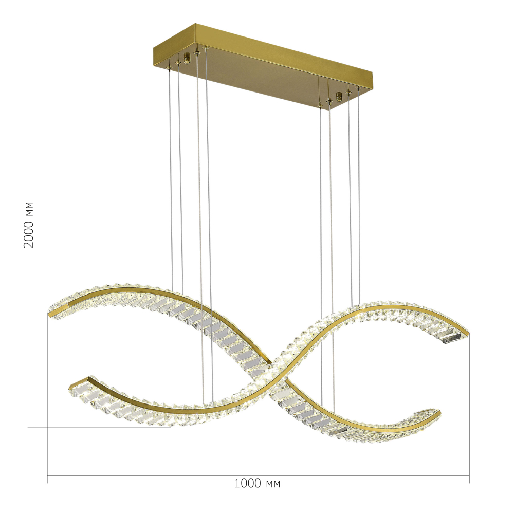Светильник подвесной ACENO LED 44W 3000K
