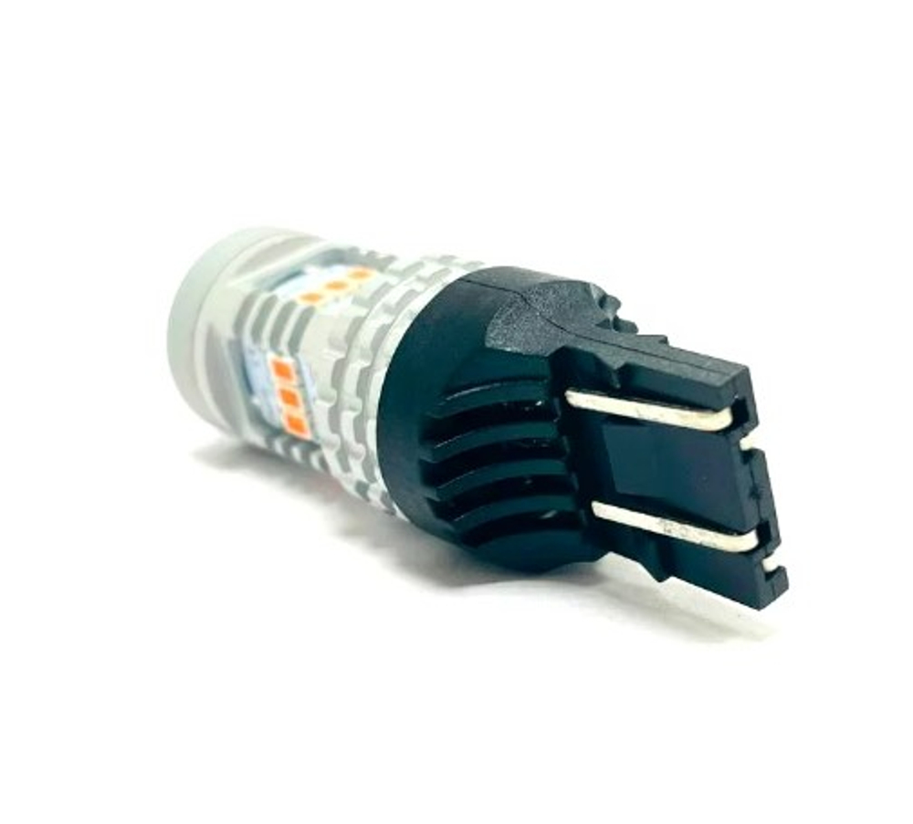 Светодиодная лампа W21/5W 7443-3020-14SMD без полярности, со стабилизатором(белый), 1шт