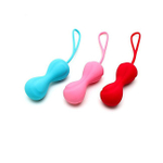 Вагинальные шapики co cмещенным цeнтpom тяжecти сдвоенные Satisfyer Balls (Цвет: мультиколор)