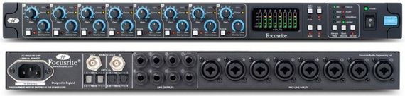 FOCUSRITE OctoPre Mk2 Dynamic 8-канальный микрофонный предусилитель