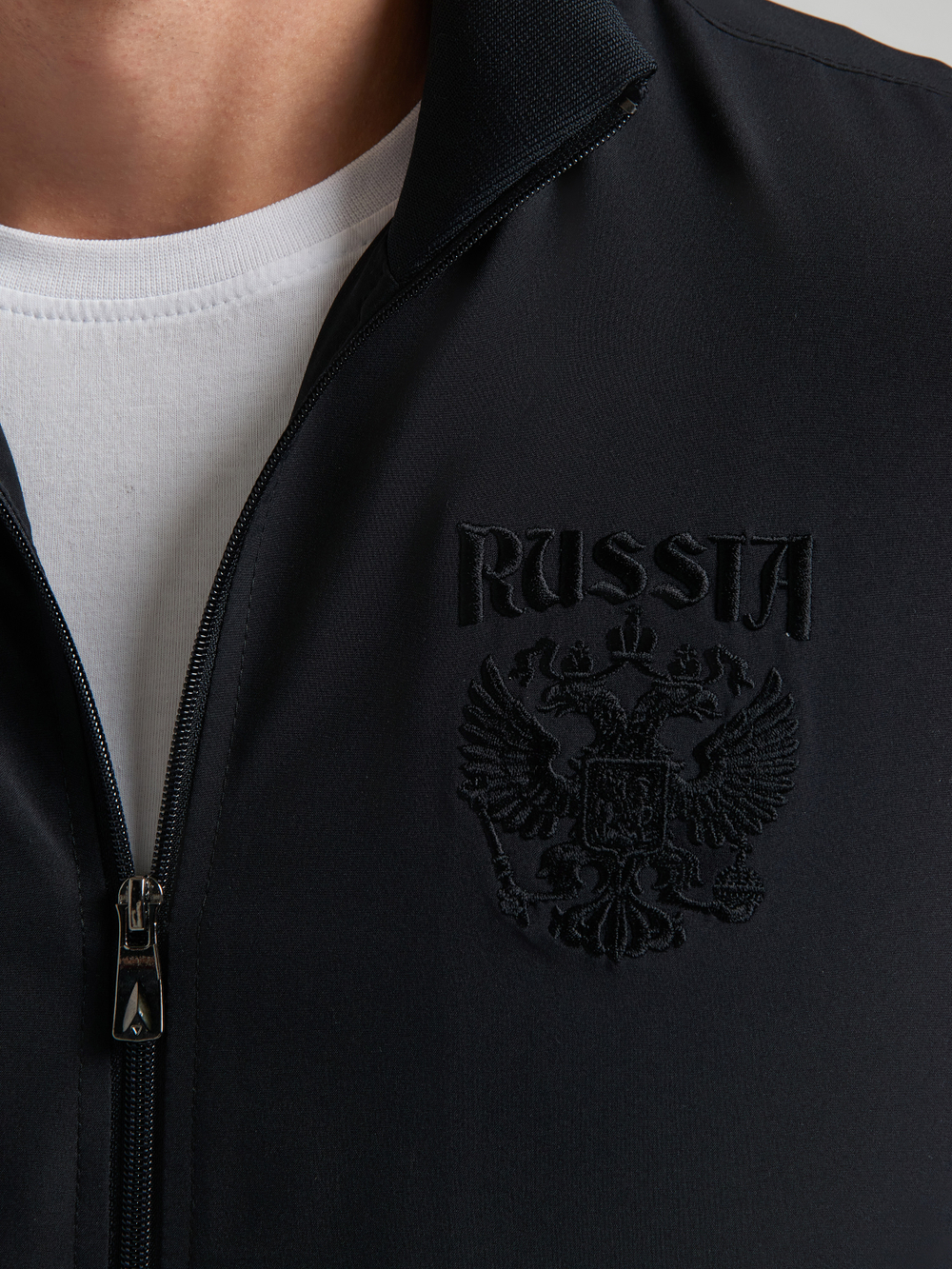 Спортивный костюм мужской RUSSIA 15M-RT-1742 черный
