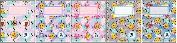 Dəftər Emoji dama 24 vərəq А5 EM14/5