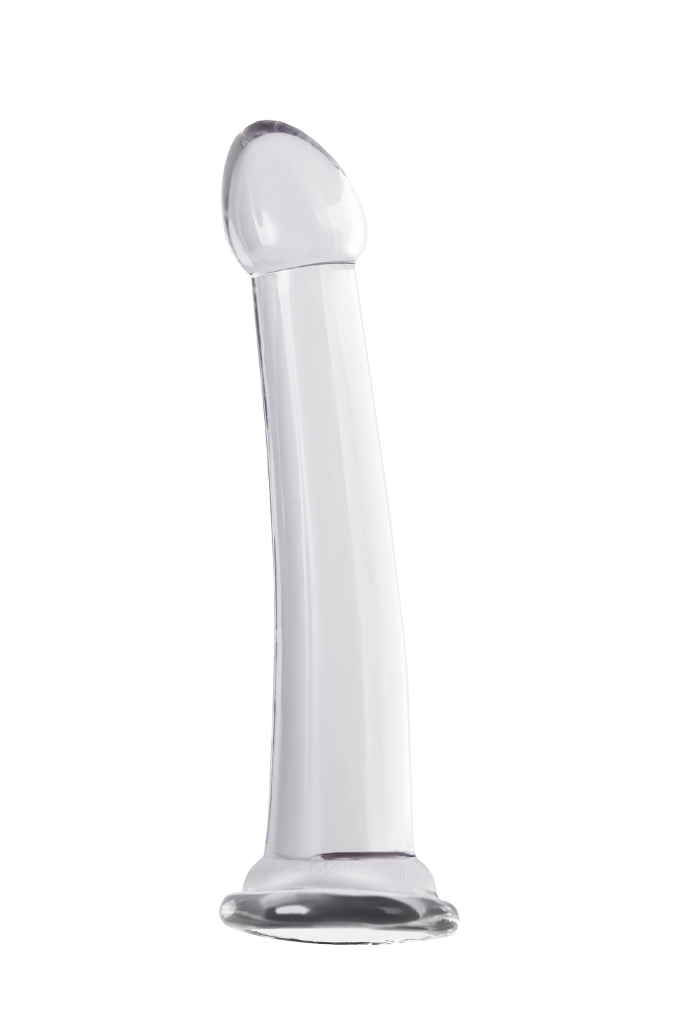 Нереалистичный фаллоимитатор TOYFA Basic Jelly Dildo XL, TPE, прозрачный, 22 см