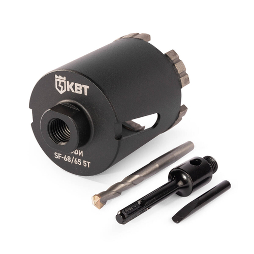 Коронка SF-68/65 5T с адаптером SDS-Plus серия ПРОФИ КВТ 102560