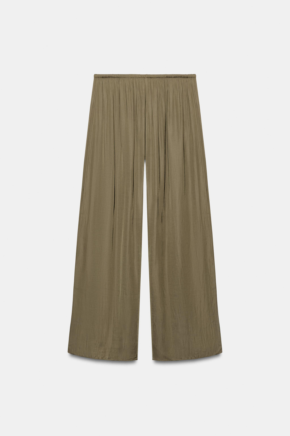БРЮКИ ПАЛАЦЦО В ГОРОШЕК — ZARA