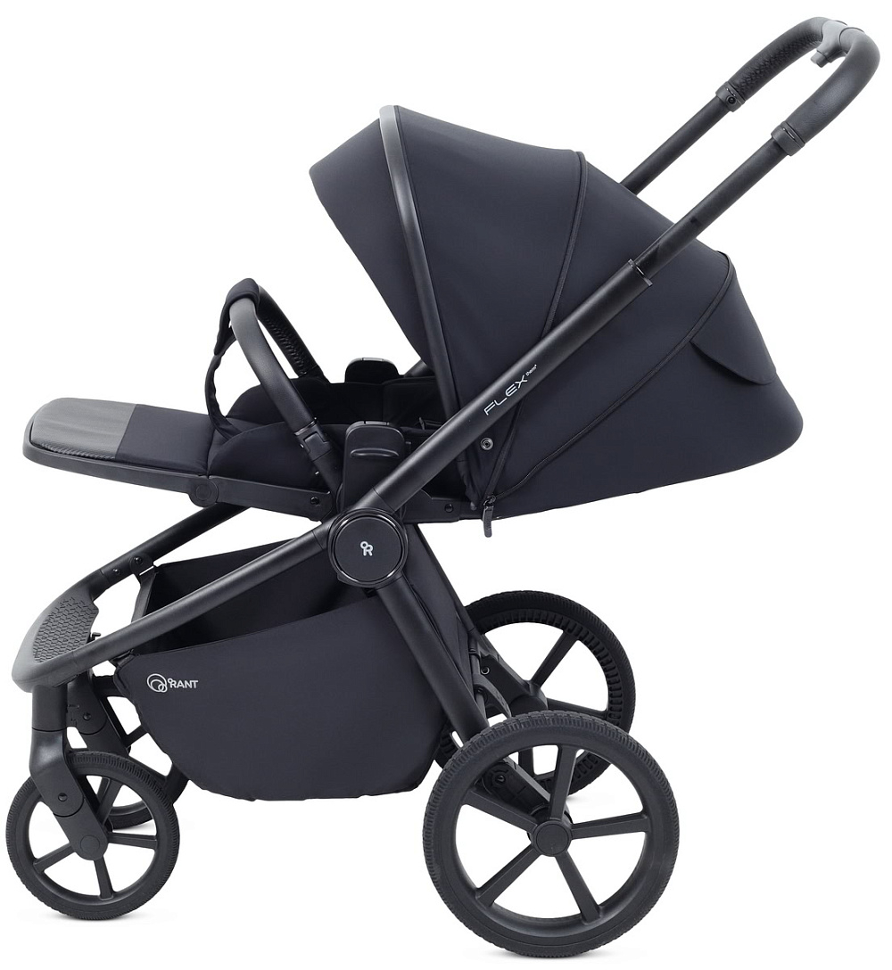 Детская коляска Rant Flex Therm Soft 3 в 1 с автокреслом Cruise Grey Midnight Black