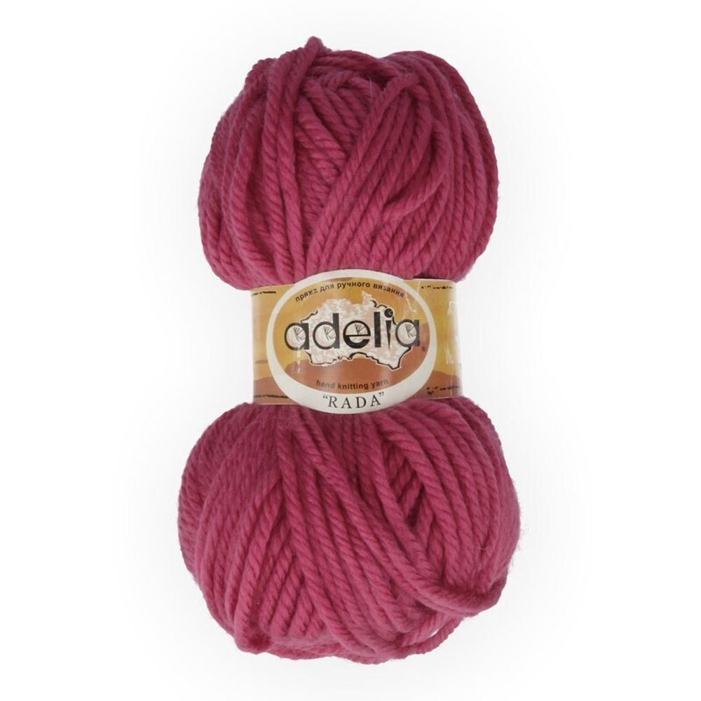 Пряжа Adelia Rada / уп.10 мот. по 100г, 80м, 060 т.розовый Пряжа Adelia Rada / уп.10 мот. по 100г, 80м, 060 т.розовый