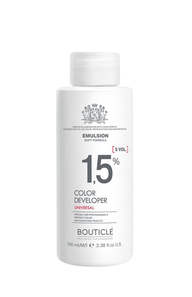 Оксидант-лосьон 1,5% - “Bouticle color developer 5 vol"  (100 мл)