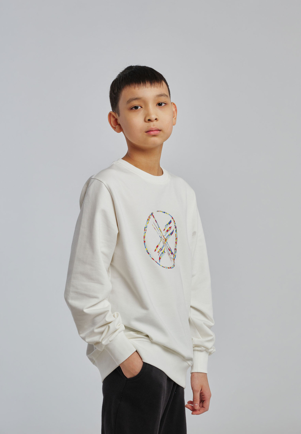 Свитшот детский SHANYRAQ WHITE