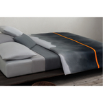 Комплект постельного белья из умягченного сатина из коллекции slow motion, orange, 150х200 см