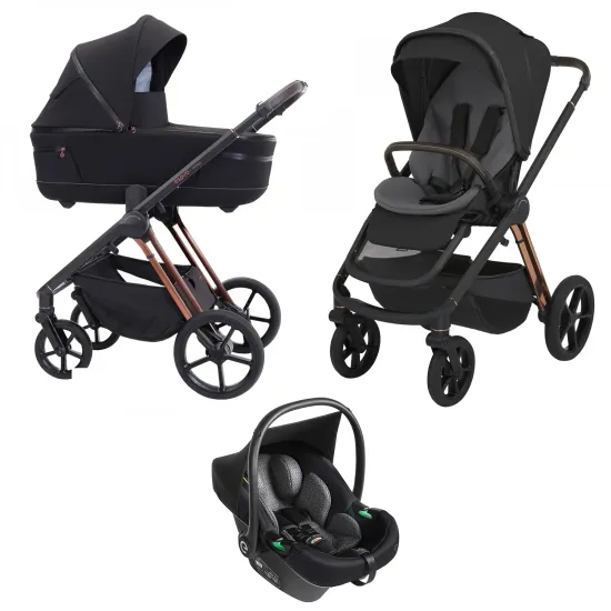 Коляска Espiro Miloo 3 в 1 Diamond Black (210)