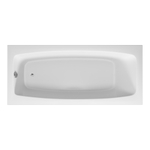 Ванна акриловая Vincea VBT-2S180-FR с каркасом 1800*800*430, пристенная, цвет белый