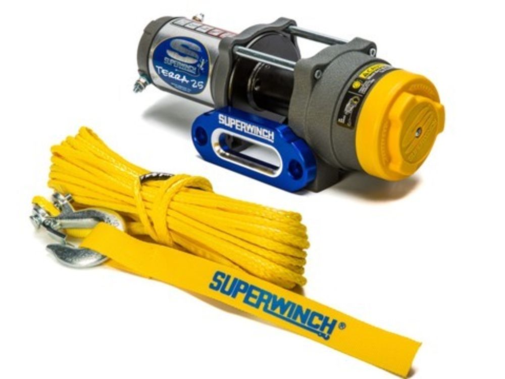 Лебедка Terra 25 SR 12В c синтетическим тросом