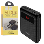 Внешний Аккумулятор (Power Bank) Hoco B20 10000 mAh (5,0V - 2A, 2USB, LCD) Черный