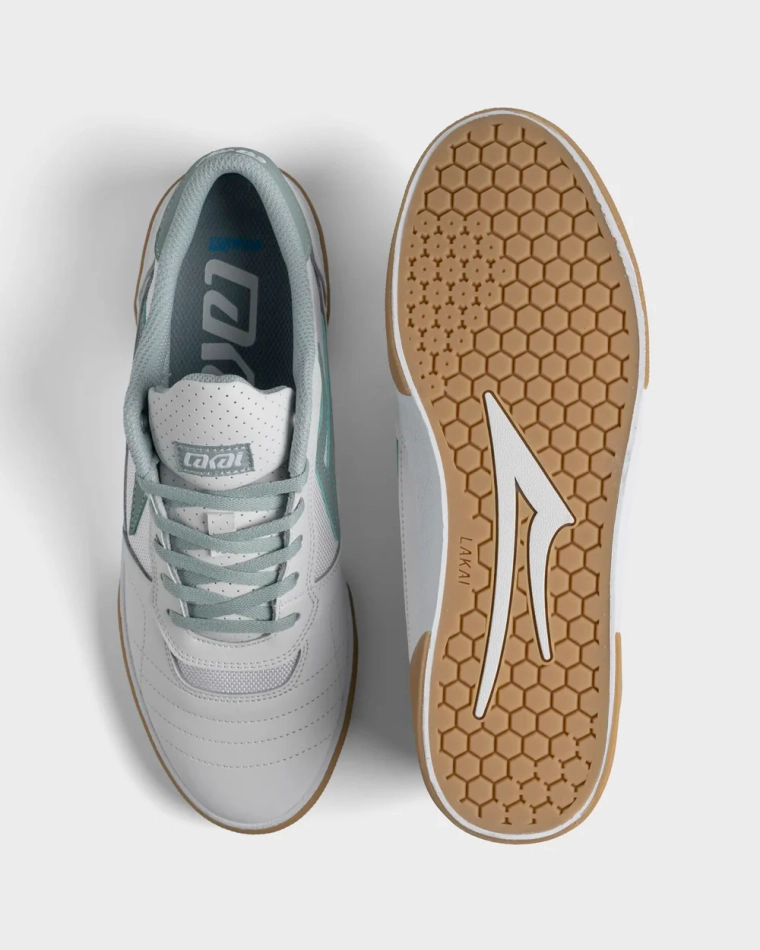 Кеды Lakai Cambridge Elite: White Leather Grey Mist (Q1-26)