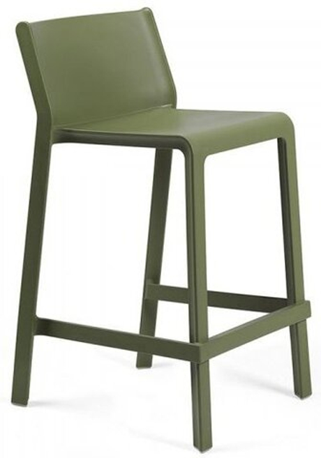 Стул пластиковый полубарный, Nardi Trill Stool Mini, агава