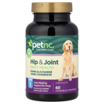 petnc NATURAL CARE, бедер и суставов для ежедневного здоровья, уровень 1, для собак, печень, 60 жевательных таблеток
