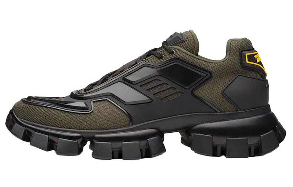 PRADA Cloudbust Thunder Low top Casual Shoes Men"s Army Green