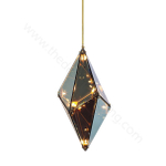 Pendant design lamp  Maxhedron Vertical by Bec Brittain (Smoky)