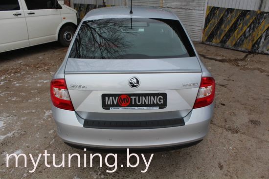 Лип спойлер (сабля) для Skoda Rapid