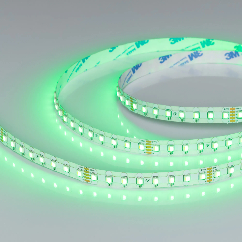 Светодиодная лента герметичная RZ-NANO-H96-12mm 24V RGBW-Warm (12 W/m, IP54, 5m) (Arlight, CRI>90) 062382