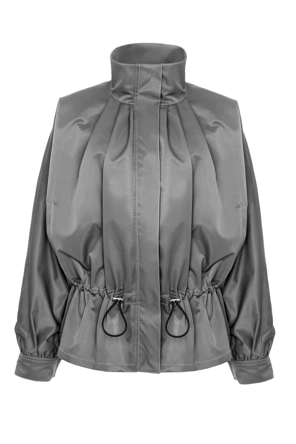«Air jacket» Ветровка с драпировкой на молнии.