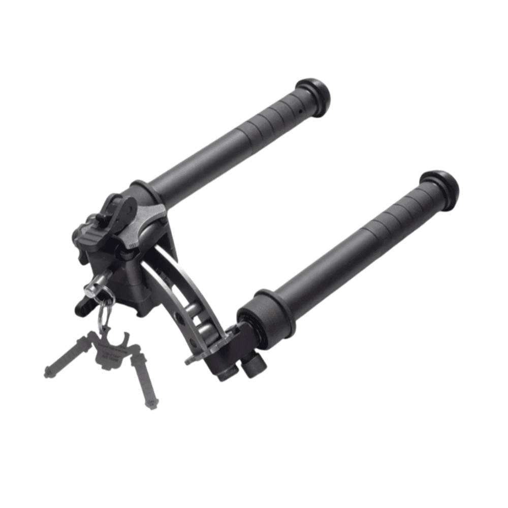 Сошки тактические, модель 30/5-120/250 (аналог Atlas BT35-NC5). Высота 12,5-25 см, на Weaver быстросъемные, поворотные, СПК-СТАН