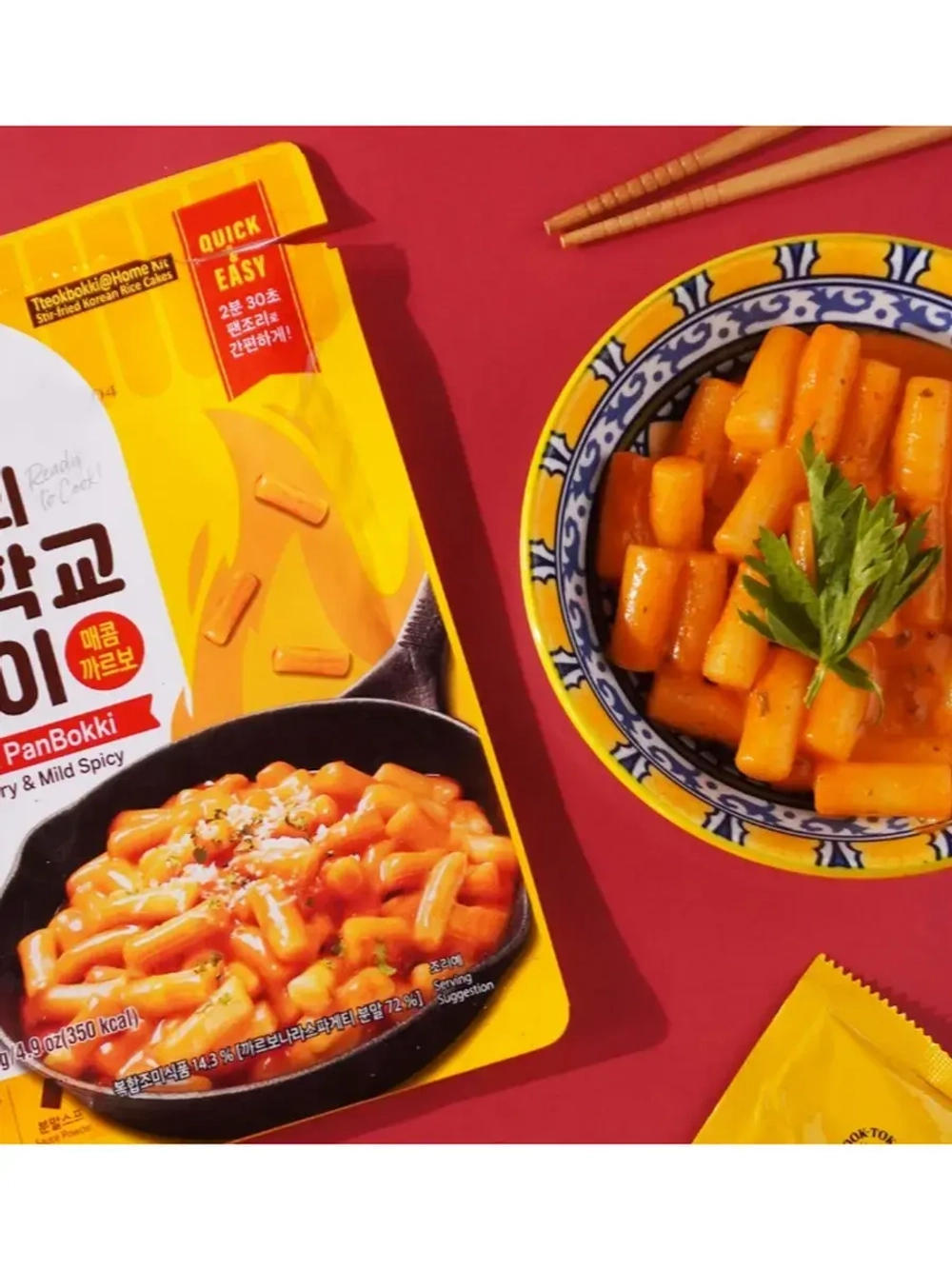 Токпокки с острым сливочным соусом PanBokki 140 г