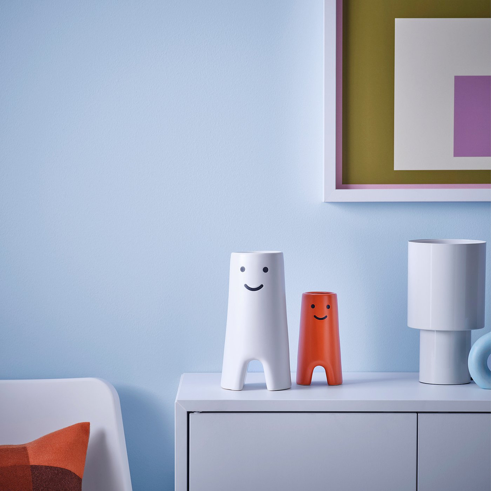 IKEA FRÖVÄXT  (ИКЕА ФРЁВЭКСТ)  -  Ваза - белая 20 см