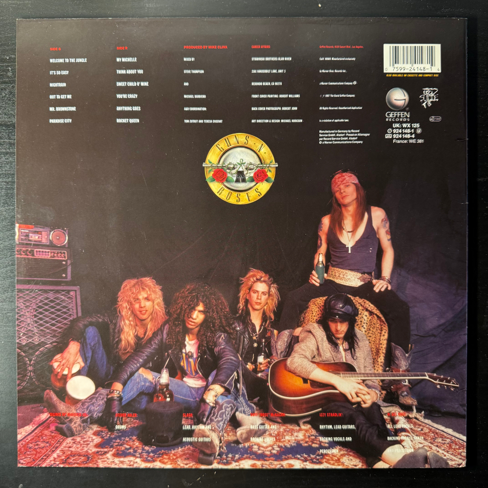 Виниловая пластинка Guns N' Roses ‎– Appetite For Destruction LP
