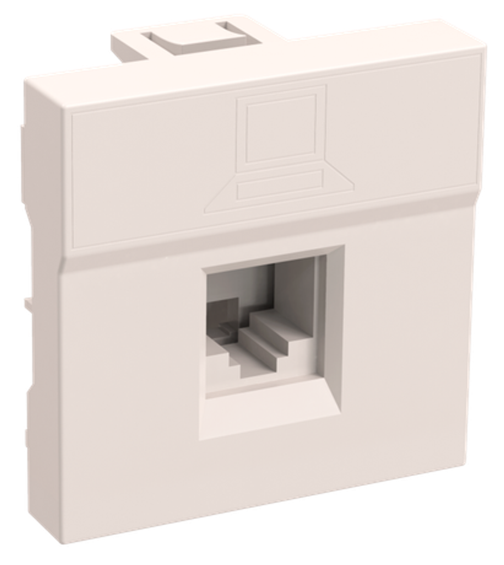 Розетка компьютерная RJ45 UTP категория 5e 2 модуля