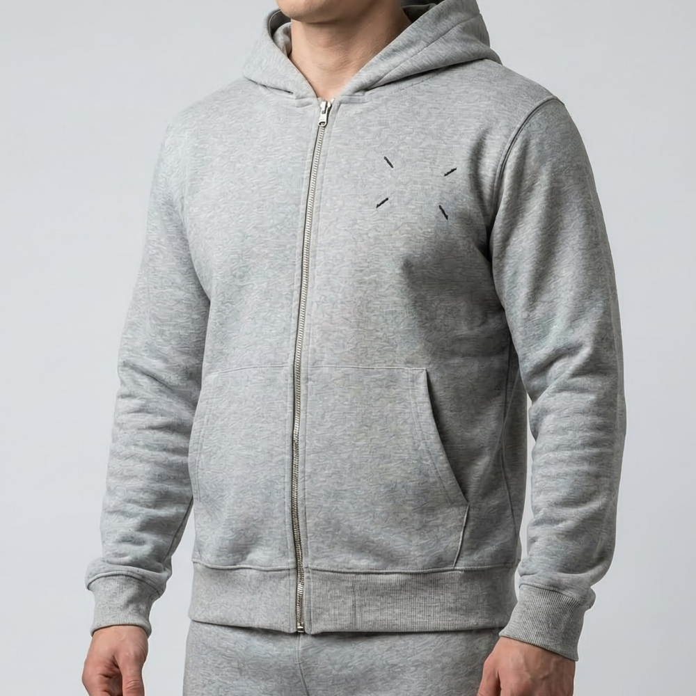 Худи Zip Maison Margiela #2 • Серый