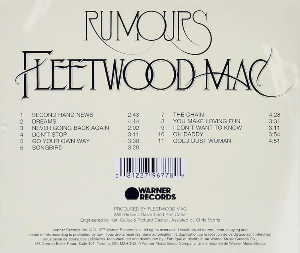 Fleetwood Mac / Rumours (CD)