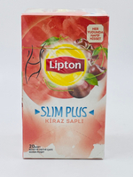Lipton Slim Plus Чай травяной, фруктовый с вишней, 20 пакетиков, 36 г (Турция)