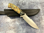 Нож Егерь, сталь Bohler K110, кап клена