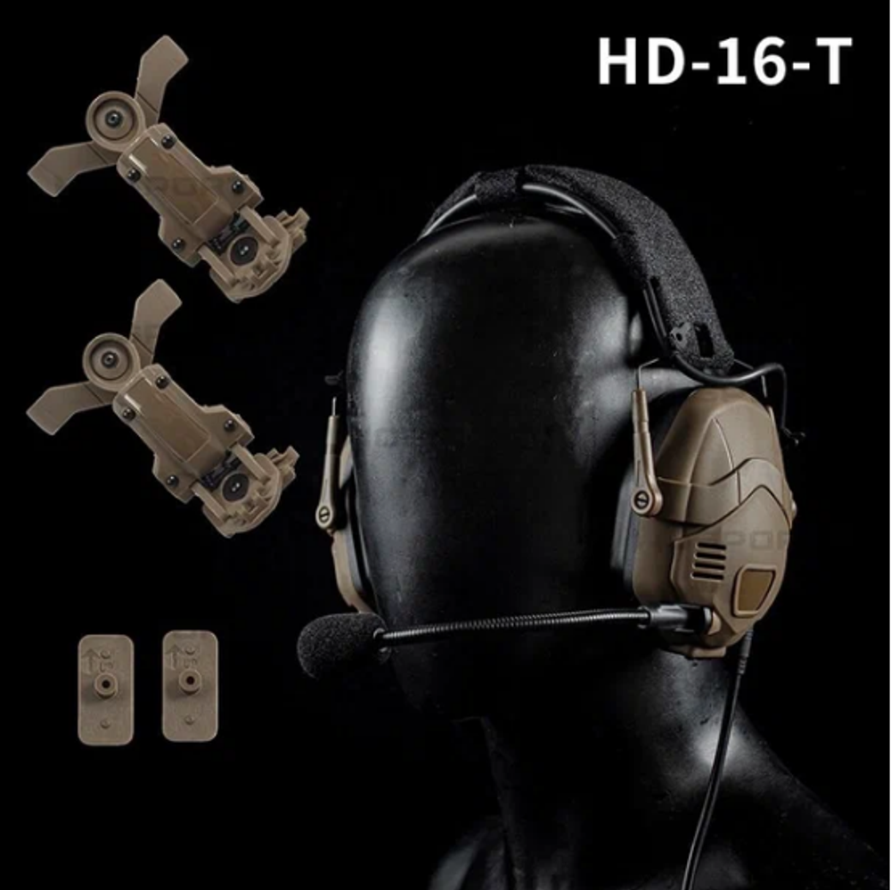 Активные наушники WoSport  GEN 6 tactical headset HD-16-T (Койот)