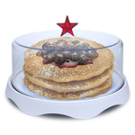 Тортовница подарочная merry tray средняя белая