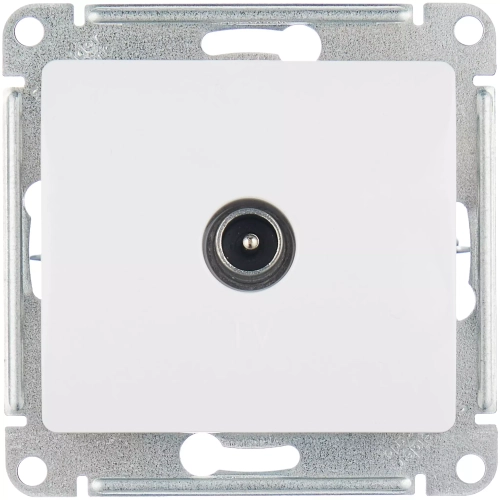 РОЗЕТКА TV  оконечная 1DB, механизм, БЕЛЫЙ  GSL000191