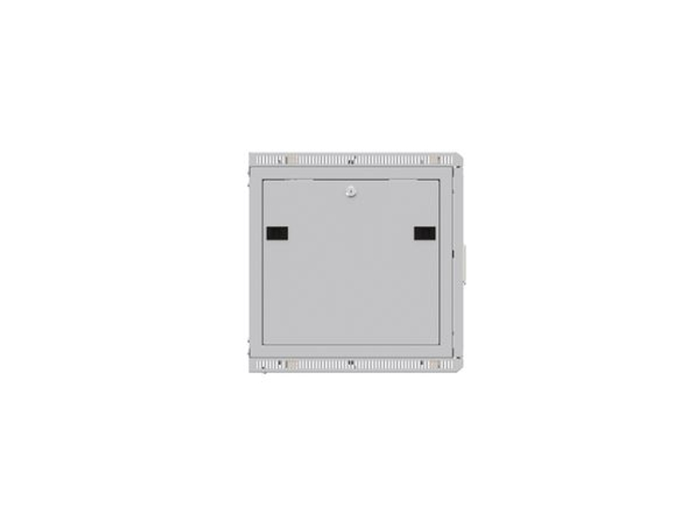 Шкаф настенный 19" TERACOM PRO 6U 600x450 мм дверь стеклянная с замком-ручкой серый