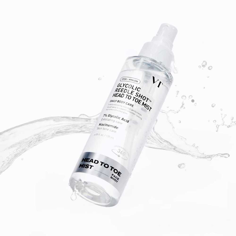 VT Cosmetics Glycolic Reedle Shot Head To Toe Mist 120ml