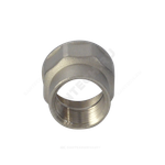 Муфта латунь никель переходная Ду 15х10 (1/2"х3/8") ВР/ВР RTP (РосТурПласт) 25170