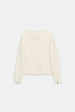 БЛЕЙЗЕР С ВЫРЕЗОМ ЛОДОЧКОЙ — ZARA