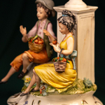 Фарфоровая мануфактура Capodimonte «Сбор урожая яблок»