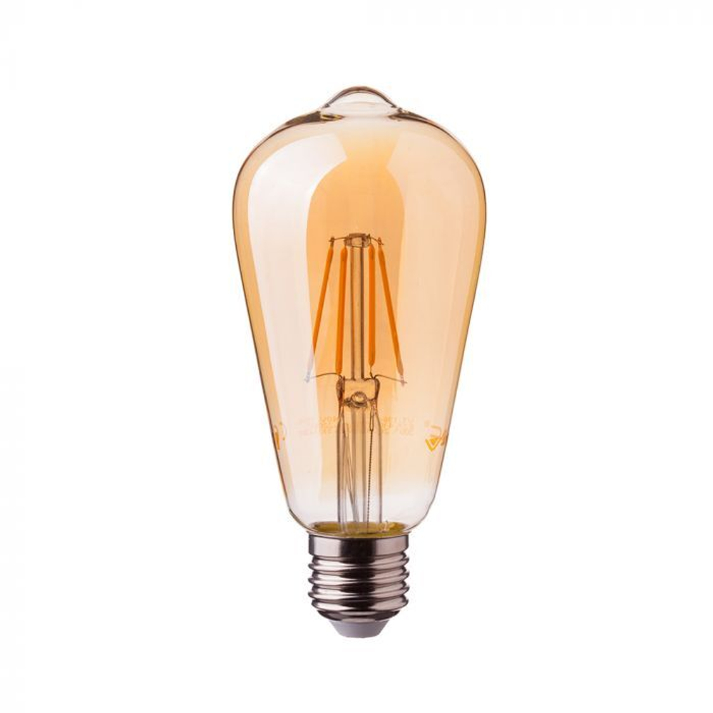 Лампа светодиодная, филамент V-TAC, E27, 4 Вт, 2200К, SKU 4361