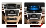 Магнитола для Mercedes-Benz ML (W166), GL (X166) 2011-2015 - RDL-7712 монитор 12.3" на Android 13, Быстрая, CarPlay, 4G SIM-слот