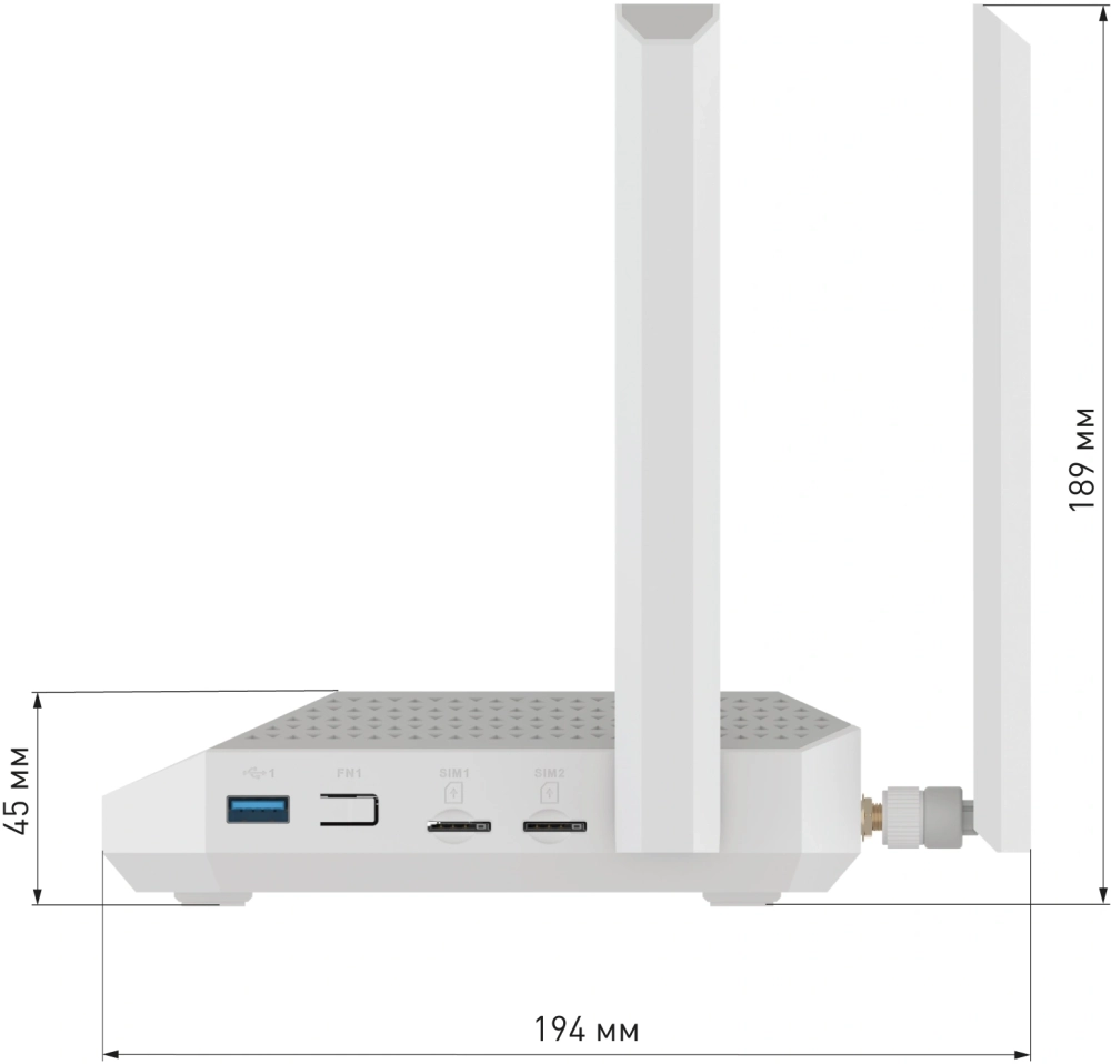 Роутер беспроводной Keenetic Netcraze Hero 5G