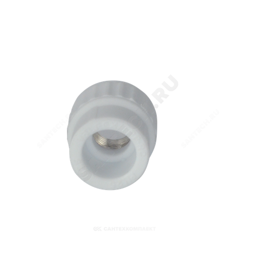 Муфта PP-R комбинированная белая Дн 25х3/4" ВР VALFEX 10129025