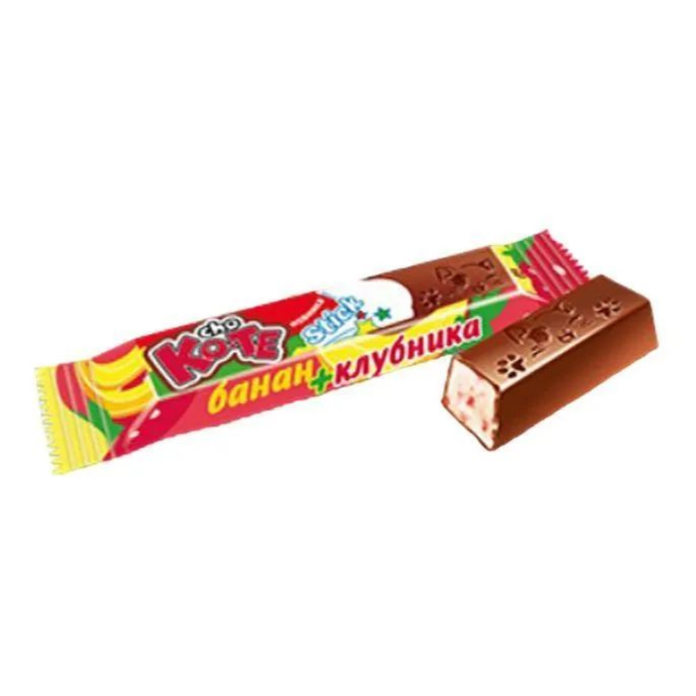 Конфеты Cho-ko-te STICK банан-клубника Махеевъ вес (7605)